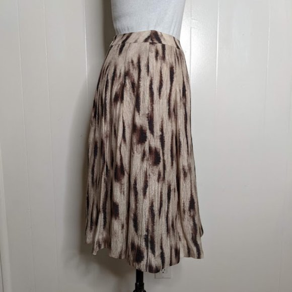 Peggy Jennings Silk Pleated Crinkle Skirt. Size S. - Picture 5 of 12